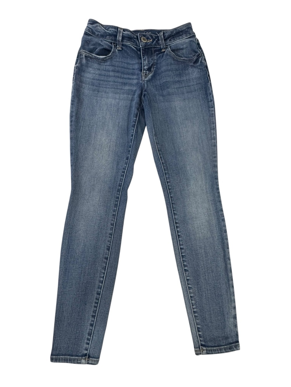 Maurices Mid-Rise Skinny Jeans Women XS Short Blue Stretch Denim Casual